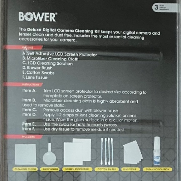 Bower Deluxe Digital Camera Cleaning Kit - Picture 3 of 3